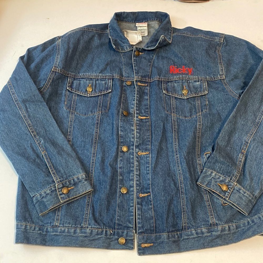 Disney Vintage Mickey Mouse Denim Jacket - Picture 2 of 5